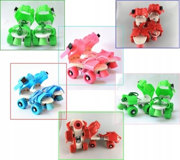 РОЛИКИ РОЛИКИ НА КЛАССИЧЕСКУЮ РЕГУЛИРУЕМУЮ ДЕТСКУЮ ОБУВЬ ДЕТСКИХ ЦВЕТОВ