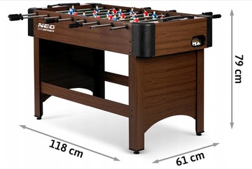 ФУТБОЛЬНЫЙ СТОЛ СТОЛ ФУТБОЛЬНЫЙ ПОДАРОК ​​22 NEO-SPORT PLAYERS