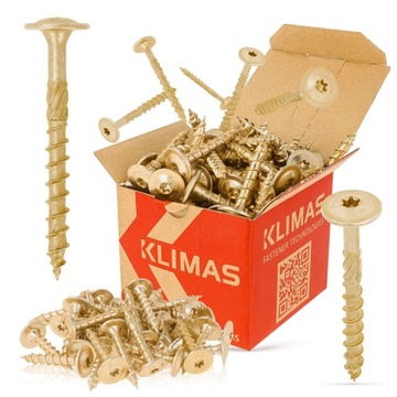 Столярные шурупы по дереву 8x80 Винты для стропил с шайбой Torx