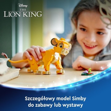 LEGO Disney 43243 Львёнок Симба из мультфильма «Подарок Короля Льва»