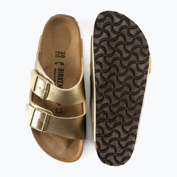 Klapki damskie BIRKENSTOCK Arizona BF Narrow gold 40 EU