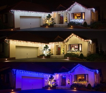 ICILES CURTAIN 500 LED 18M НАРУЖНЫЕ ЛАМПЫ IP44 ГИРЛАНД / Снеговик Деда Мороза