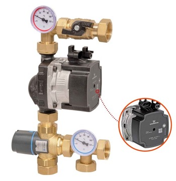 РАСПРЕДЕЛИТЕЛЬ 6 ДЛЯ НАПОЛЬНОГО БЛОКА КОМПЛЕКТ AFRISO GRUNDFOS