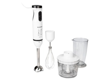 Blender ręczny 3w1 zestaw mikser rozdrabniacz SilverCrest 600 W biały