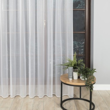 ГОТОВАЯ БЕЛАЯ ШТОРА С ЭФФЕКТОМ МОРОЗКИ СВИНЦОВЫЙ ТЕНТ ВЕС 150х240