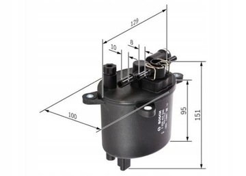 BOSCH FILTR PALIVA FORD