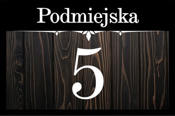 TABLICA TABLICZKA ADRESOWA NUMER DOMU 30x20 Wo NEW
