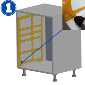 Шаблон для сборки ящиков REJS COMFORT BOX/STRONG