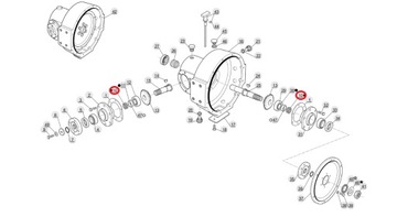 ШАЙБА УГЛОВАЯ ШЕСТЕРНЯ MANITOU 0,25 мм ORG