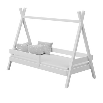 Łóżko Drewniane Dziecięce NAMIOT TIPI PLUS 160x80