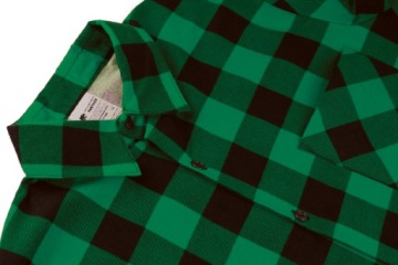 ФЛАНЕЛЕВАЯ РАБОЧАЯ РУБАШКА ЗЕЛЕНАЯ, польский хлопок, 100% XXL