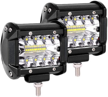 MOCNA LAMPA ROBOCZA HALOGEN SAMOCHODOWY REFLEKTOR SZPERACZ 90W 12V 24V LED