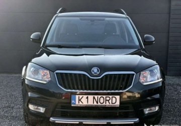 Skoda Yeti Minivan Facelifting 1.2 TSI 110KM 2017 Skoda Yeti Bezwypadkowy, FV23, KredytowanieLeasing, gwarancja 12m, DSG, zdjęcie 7