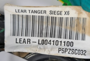 LOKETNÍ OPĚRKA POHOVKA ZADNÍ KŮŽE CITROEN C6 I