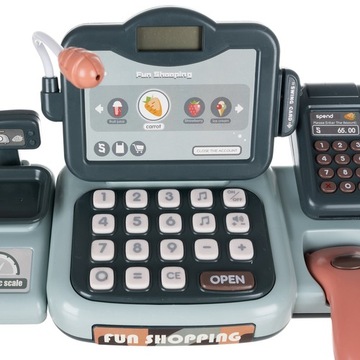 КАССА В МАГАЗИНЕ МИКРОФОН ВЕСЫ КОРЗИНА СКАНЕР ЛЕНТА