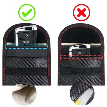 ЧЕХОЛ x2 для КЛЮЧА Чехол для бесключевого доступа ПРОТИВОУГОННЫЙ