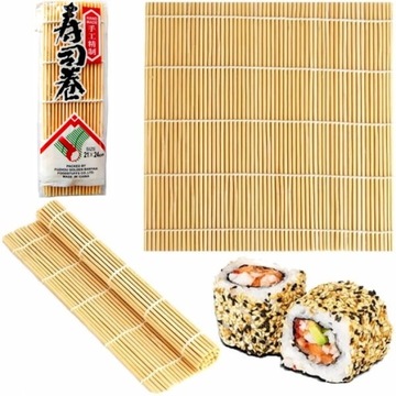 Mata Bambusowa Do Sushi 21cm x 24cm MAKI-SU