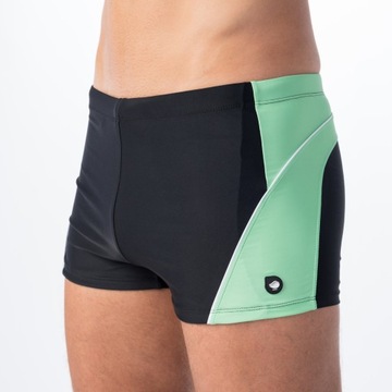 AQUAWAVE SPODENKI KĄPIELOWE KĄPIELÓWKI męskie HELDER czarnozielone r. XL