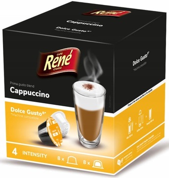 Капсулы Rene для DOLCE GUSTO CAPPUCCINO 16 шт.