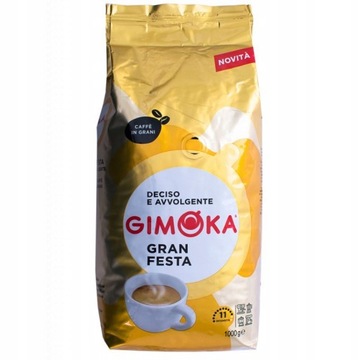 Gimoka Gran Festa 1kg kawa ziarnista - włoska mieszana