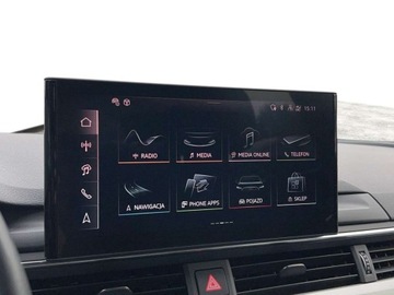 Audi A4 B9 Limousine Facelifting 2.0 40 TDI 204KM 2023 Audi A4 Limousine Android Auto Reflektory LED Nawigacja Cyfrowe zegary Kam, zdjęcie 21