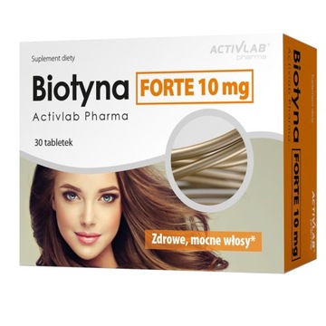 ACTIVLAB BIOTYNA FORTE 10MG 30 TABL WŁOSY SKÓRA
