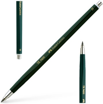 FABER-CASTELL Ołówek automatyczny na rysiki kreślarski TK 9400 2 mm H