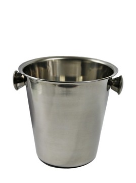 Stalowy pojemnik do lodu szampana alkoholi 4L STAL