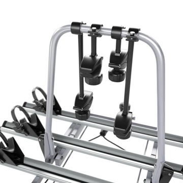 ПОЛКА ДЛЯ ВЕЛОСИПЕДОВ НА ПЛАТФОРМЕ С КРЮКОМ НА 4 ВЕЛОСИПЕДА - AMOS - ПОВОРОТНЫЙ ЗАМОК С 13 ПИНАМИ