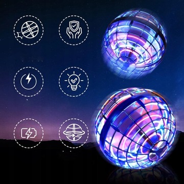 ЛЕТАЮЩИЙ СВЕТЯЩИЙСЯ ШАР НЛО ШАР СВЕТОДИОДНАЯ ИГРУШКА
