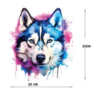 ТЕРМОНАКЛЕЙКА НАНЕСЕНИЕ УТЮГОМ WOLF -WOLF K 9