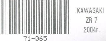 KAWASAKI ZR 7 99-04 КОМПЛЕКТ ПРАВОЙ ПОДНОЖКИ ДЛЯ ПАССАЖИРА