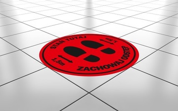 НАПОЛЬНАЯ НАКЛЕЙКА 30см СОХРАНЯЙТЕ СВОЕ ПРОСТРАНСТВО