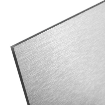 DIBOND Pł. kompozyt. 3mm drapany srebrny 150x100cm