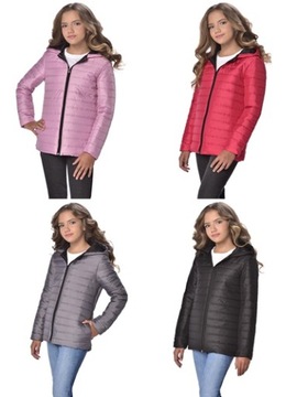 Весенняя стеганая куртка для девочки 92