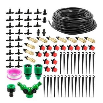 ZESTAW NAWADNIANIA AUTOMATYCZNEGO IRYGACJI trawy nawadnianie kropelkowe 25M