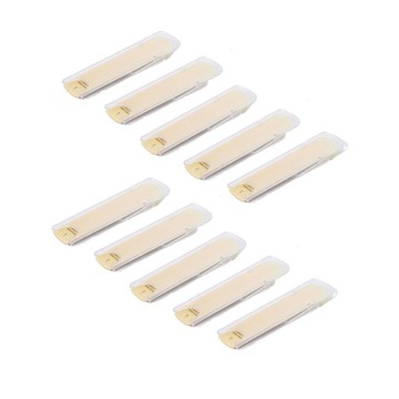 10 sztuk stroiki do klarnetu stroiki do saksofonu lekkie narzędzie do ćwiczeń twardość 1.0