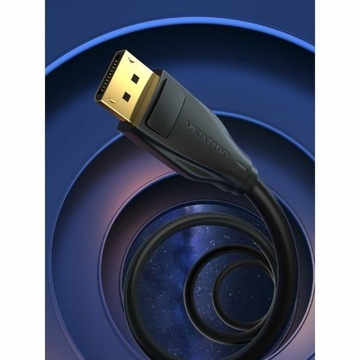 Кабель DisplayPort Vention HCDBH, черный, 2 м