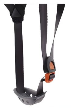 Защитный шлем с защитным шлемом вентилируется оранжевым пояс