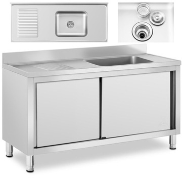 Раковина 50x40 см. Ширина шкафа 140 см.