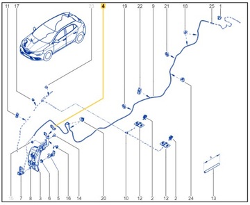 KOREK ZBIORNIKA SPRYSKIWACZA RENAULT MEGANE IV