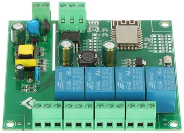 Модуль управления 4 реле Wi-Fi 4x НО/НЗ