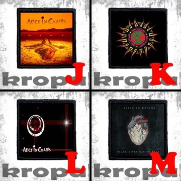 Нашивка ALICE IN CHAINS 8 X 8 см. Множество дизайнов!
