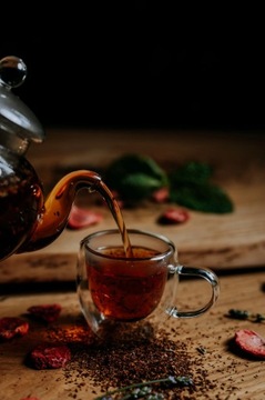 Чай Ройбуш КЛУБНИКА ЛАВАНДА МЯТА Лаванда Powiew Tea Selection 50г