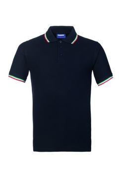 Koszulka ROSSINI męska POLO ITALIA granatowa r.XL