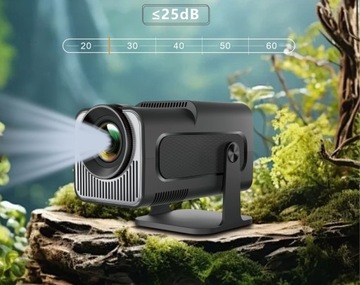 ПРОЕКТОР ANDROID TV WIFI FULL HD ПОРТАТИВНЫЙ УМНЫЙ ВРАЩАЮЩИЙСЯ ДИНАМИК