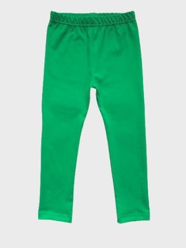 Legginsy getry leginsy długie bawełniane 158 zielone TR