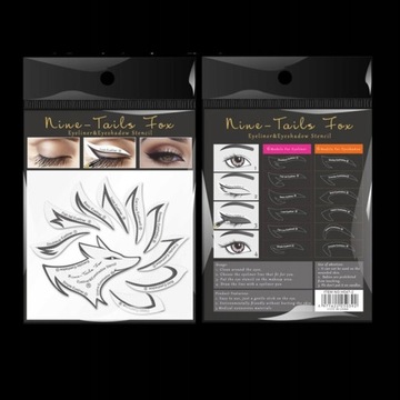Makijaż oczu szablony skrzydlaty Eyeliner sza