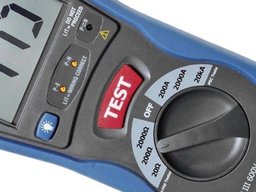Miernik impedancji pętli i prądu zwarcia CEM DT-5301