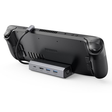 JSAUX HB0602 HUB USB-C для Steam Deck OLED HDMI 4k 100W PD